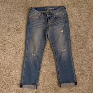 American eagle crop jeans